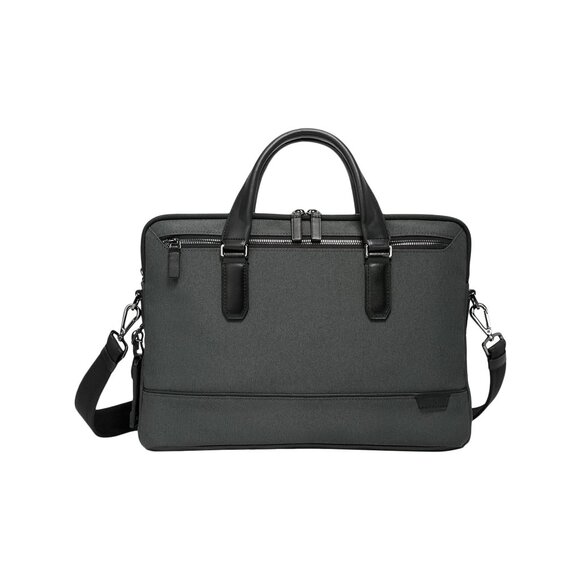 Tumi Handbags - #98 NWT - Harrison Avondale Top Zip Brief - Charcoal